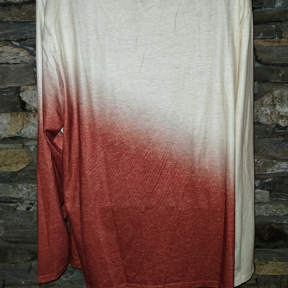 Youngest sister long sleeve t shirt, xl, soft, orange And Tan - Picture 2 of 3